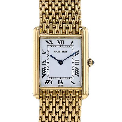 montre tank louis cartier occasion|cartier full tank watch.